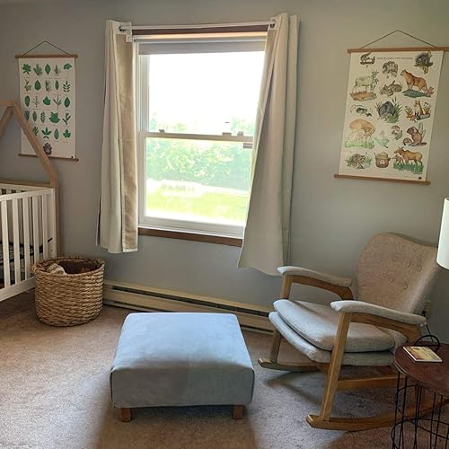 Miniatura 8 de FALAMON - Marco magnético de madera de teca para colgar pósteres, impresiones, fotos, dibujos, mapas, pergaminos y lienzos de trabajos artísticos