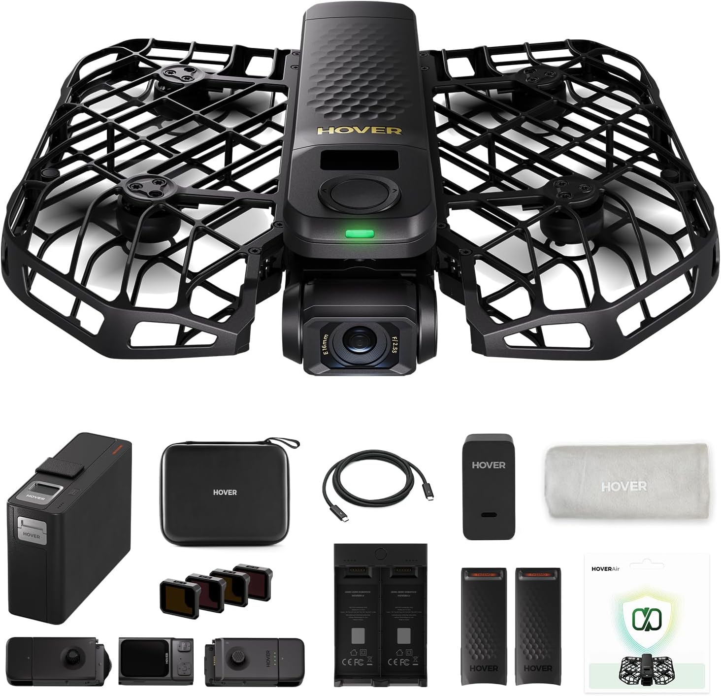 HOVERAir X1 PROMAX 8K Action Flying Camera, Foldable Drone with Camera with 42 KM/H Follow Speed, 10+ Fully Automatic Flight Modes, Fly Anywhere with OmniTerrain, SmoothCapture 2.0(Skiing Combo)