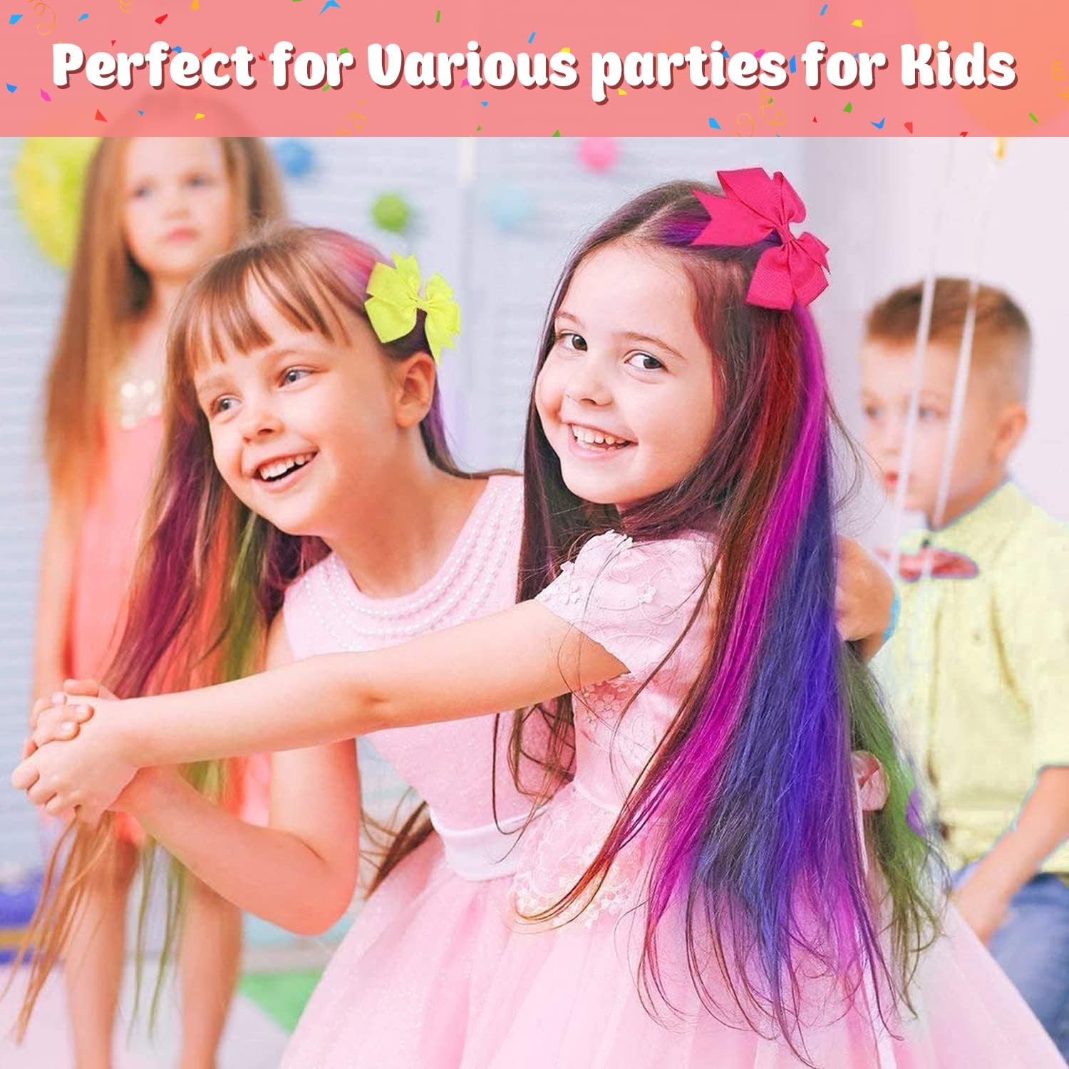 10 Color Hair Chalk Combs for Kids, Temporary Washable Hair Dye Set for Girls, Birthday Christmas Gifts for 6 7 8 9 10 11 12 13 Year Old
