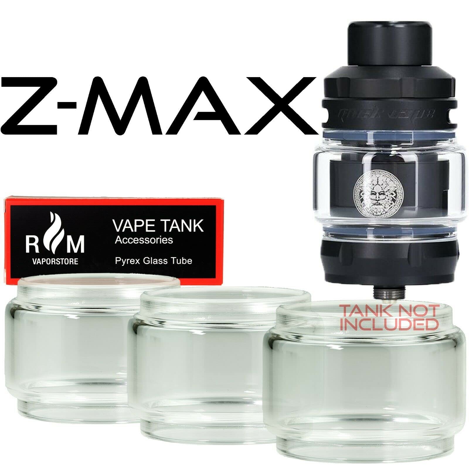 Rmvaporstore Replacement Bubble Glass for Geekvape Z Max Tank 3 Pack  Transparent : Amazon.ae: Kitchen