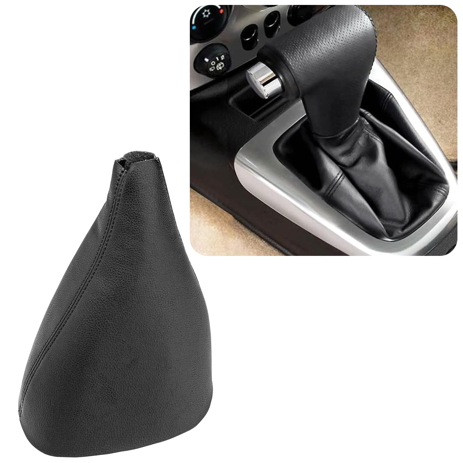 KBH Car Gear Shift Knob Boot Cover for Hummer H3 2005 2006 2007