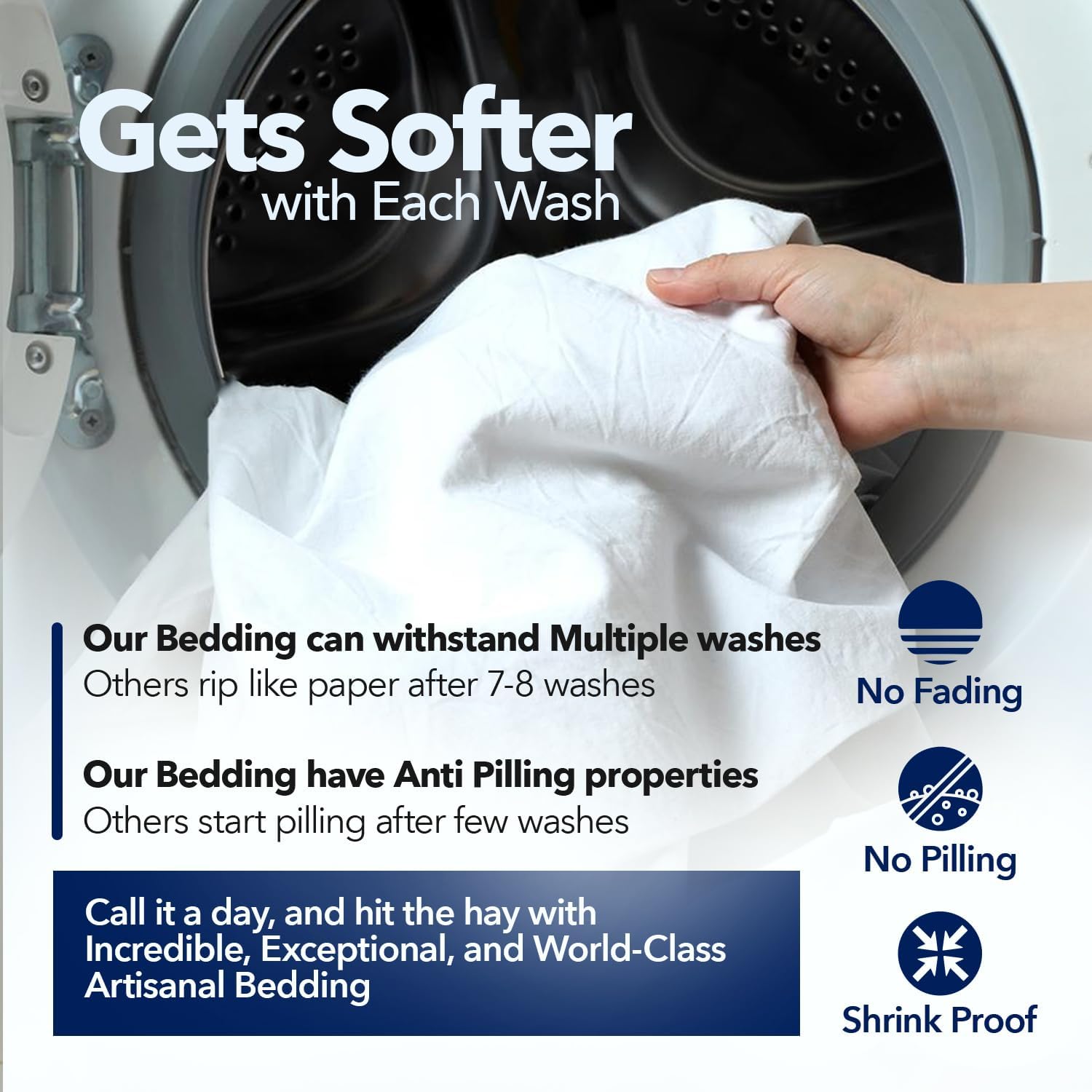 TEXAS LINEN CO. Luxury Egyptian Cotton King Pillow Cases Set of 2-1000 Thread Count Pillowcases for Sleeping, Soft, Cooling Pillow Cover, Extra Long Staple Hotel Quality Pillow Cases - Silver - Image 6