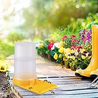 Vista 6 de Paquete de 2 dispensadores de agua de apicultura de colmena, equipo de apicultura para beber, colmena de miel, alimentador de entrada, nido