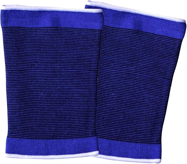 iXium 2 x Elasticated Thigh Supports - Hamstring Quadriceps Strain Compression Wrap Brace Sleeve Sports Injury Pain Relief Orthopedic Bandage - One Size Fits All Adults