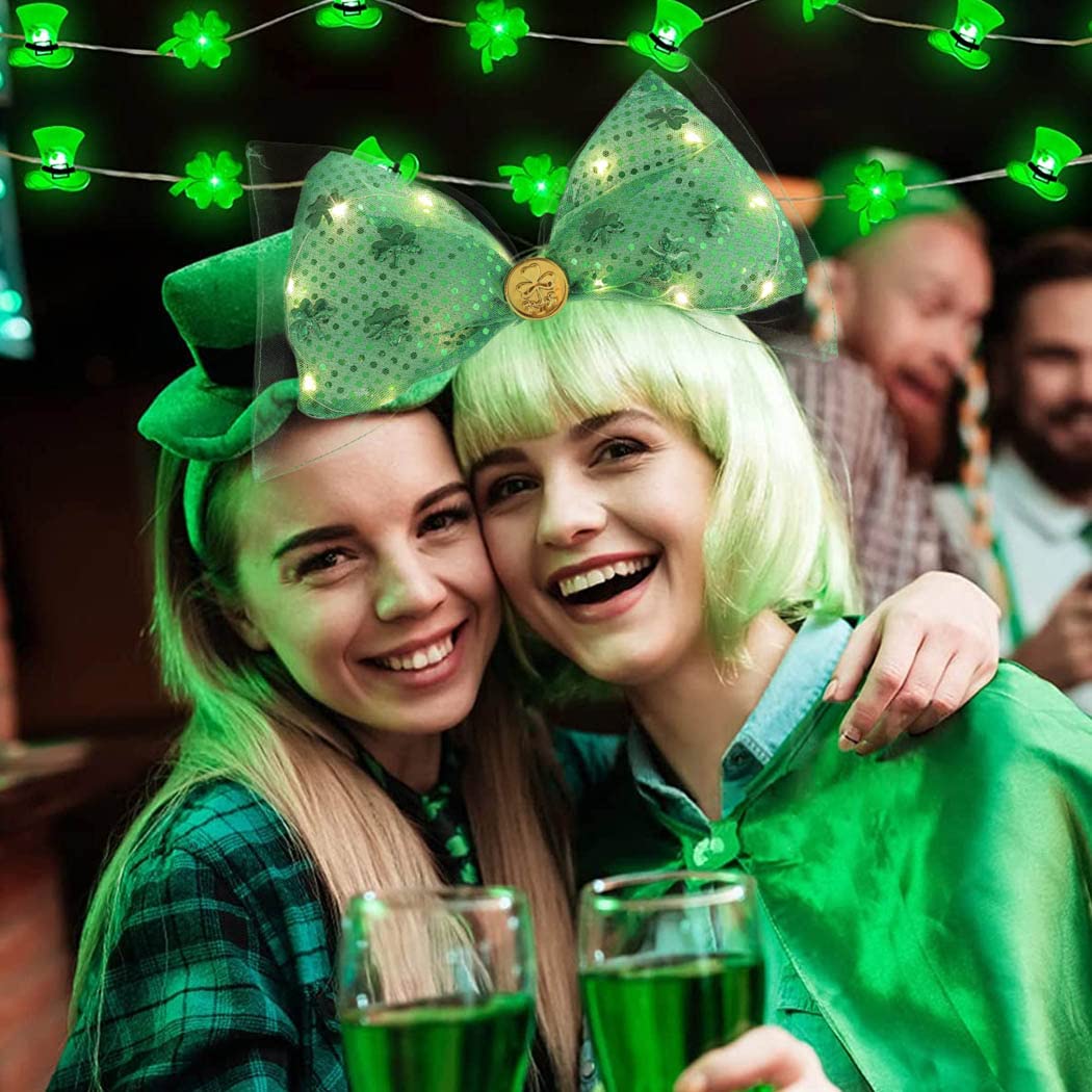 Vestido Para El Día De San Patricio, Niña, Trébol, Verde