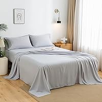 Vista 36 de HENGWEI - Juego de sábanas de satén, tamaño Cal King, 4 piezas sedosas con bolsillo profundo, juego de ropa de cama suave de lujo, transpirable