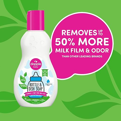 Miniatura 44 de Repuesto para líquido para lavar platos y botellas de bebé Dapple, sin fragancia, 34 onzas líquidas, DP-035B, 2