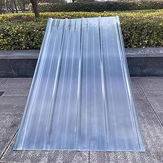Corrugated Roofing Sheets,4/5/6/8/10/12/15/20 Pcs Fiberglass Daylighting Panels,Dustproof Daylighting Panels,Waterproof Roofing Tiles,Easy to Bend and Cut(10pcs,35x39in)