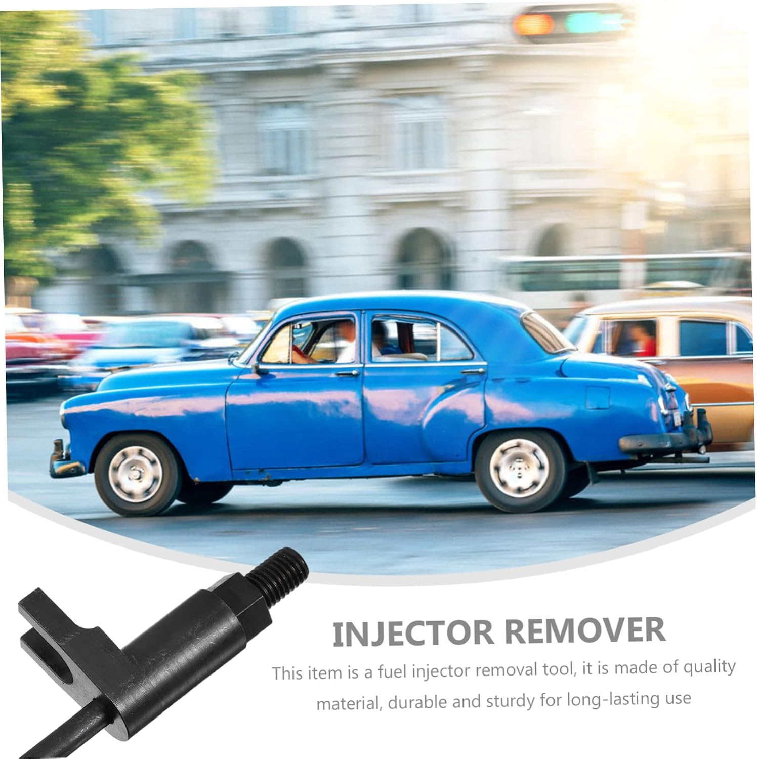 Hemobllo Professional Fuel Injector Removal Tool for Durable Design Easy to Operate High Hardness Wear and