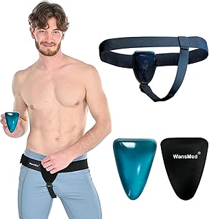 Inguinal Hernia Belt for Men & Women | Hernia Support for Men | Left/Right Side | 2 Compression Pads, S/M