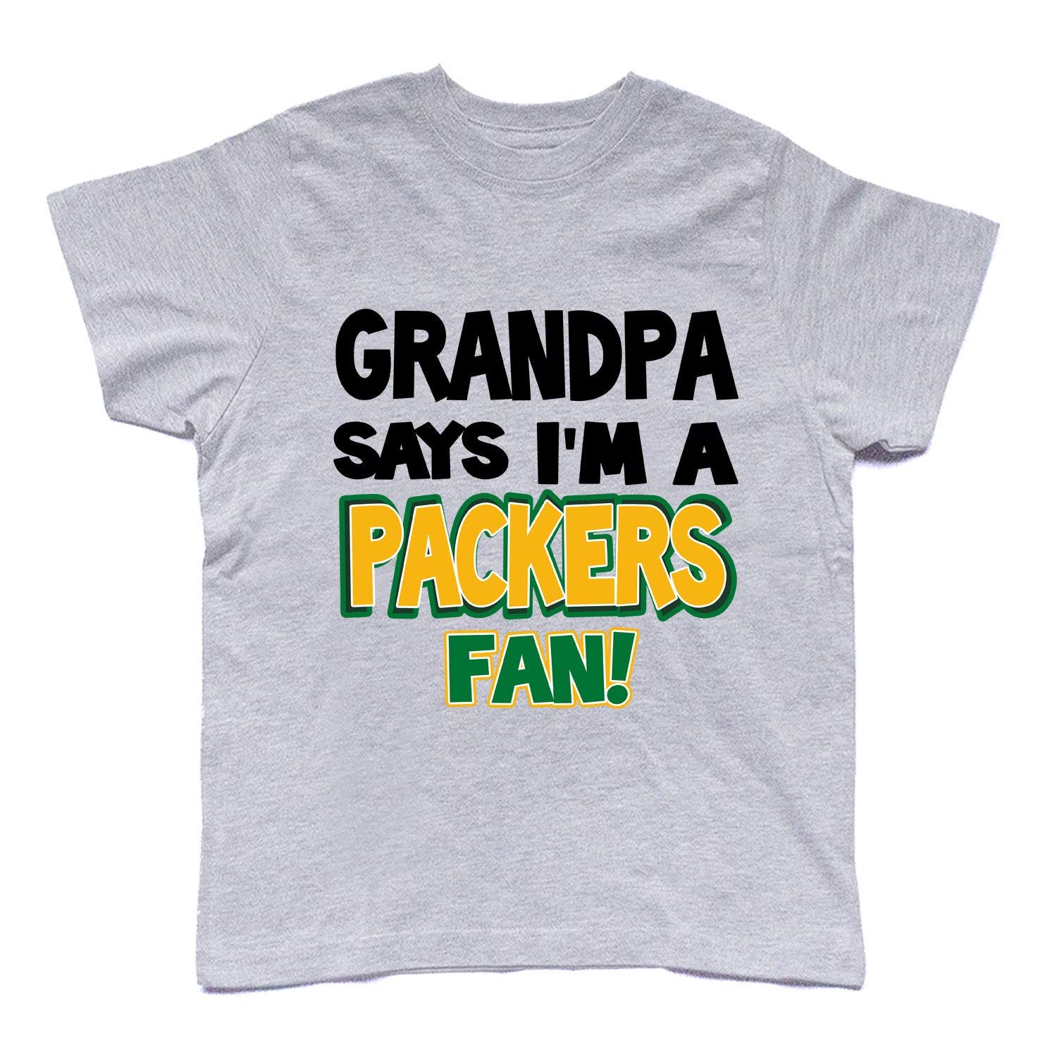 NanyCraftsMy Grandpa Says I'm a Packers Fan Boy T-Shirt