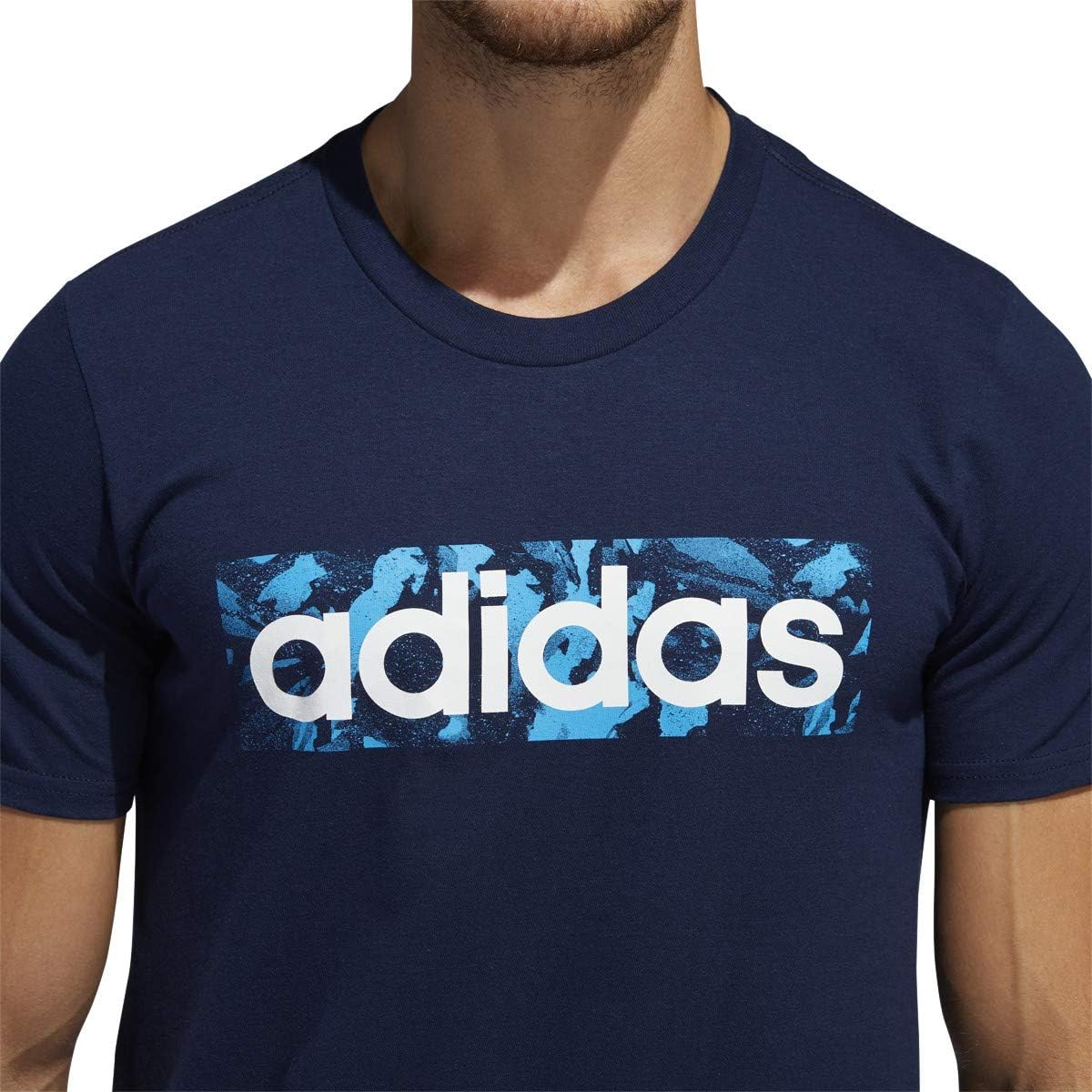 adidas Mens Linear Graphic Tee
