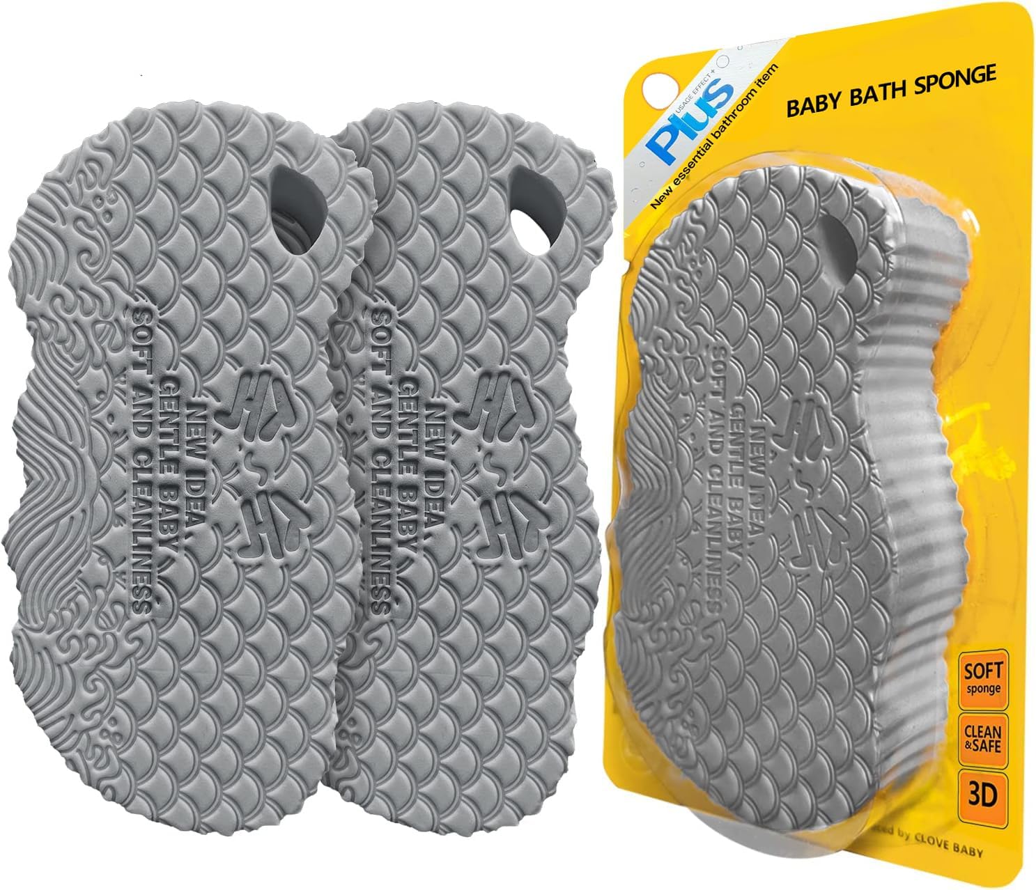 Amazon.com: orxior Super Soft Exfoliating Bath Sponge Resuable ...