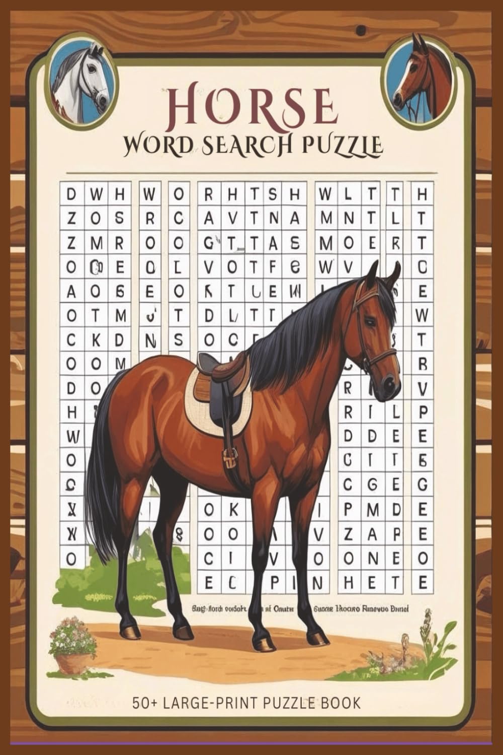 Horse Word Search Puzzle Book