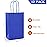 AZOWA Gift Bags Mini Small Kraft Paper Bags with Handles (4 x 2.4 x 6 in, Royal Blue, 12 Pcs)