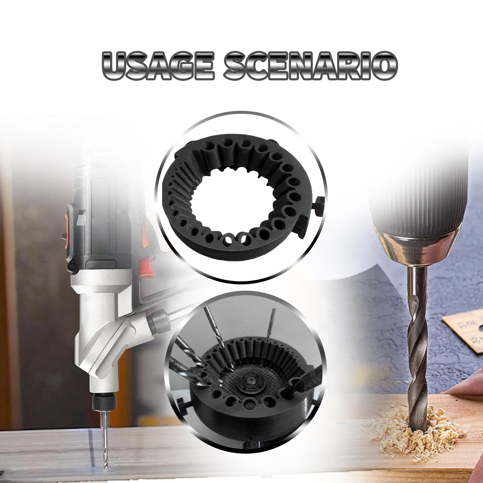 Bohrerschärfer Werkzeug, 2 Bis 13 mm Drill Bits Zum 125 mm Bohrer Schleifen Winkelschleifer, mehrzweck-bohrerschärfer, bohrer-schleifaufsatz, alte Bohrerschleifmaschine (Schwarz)