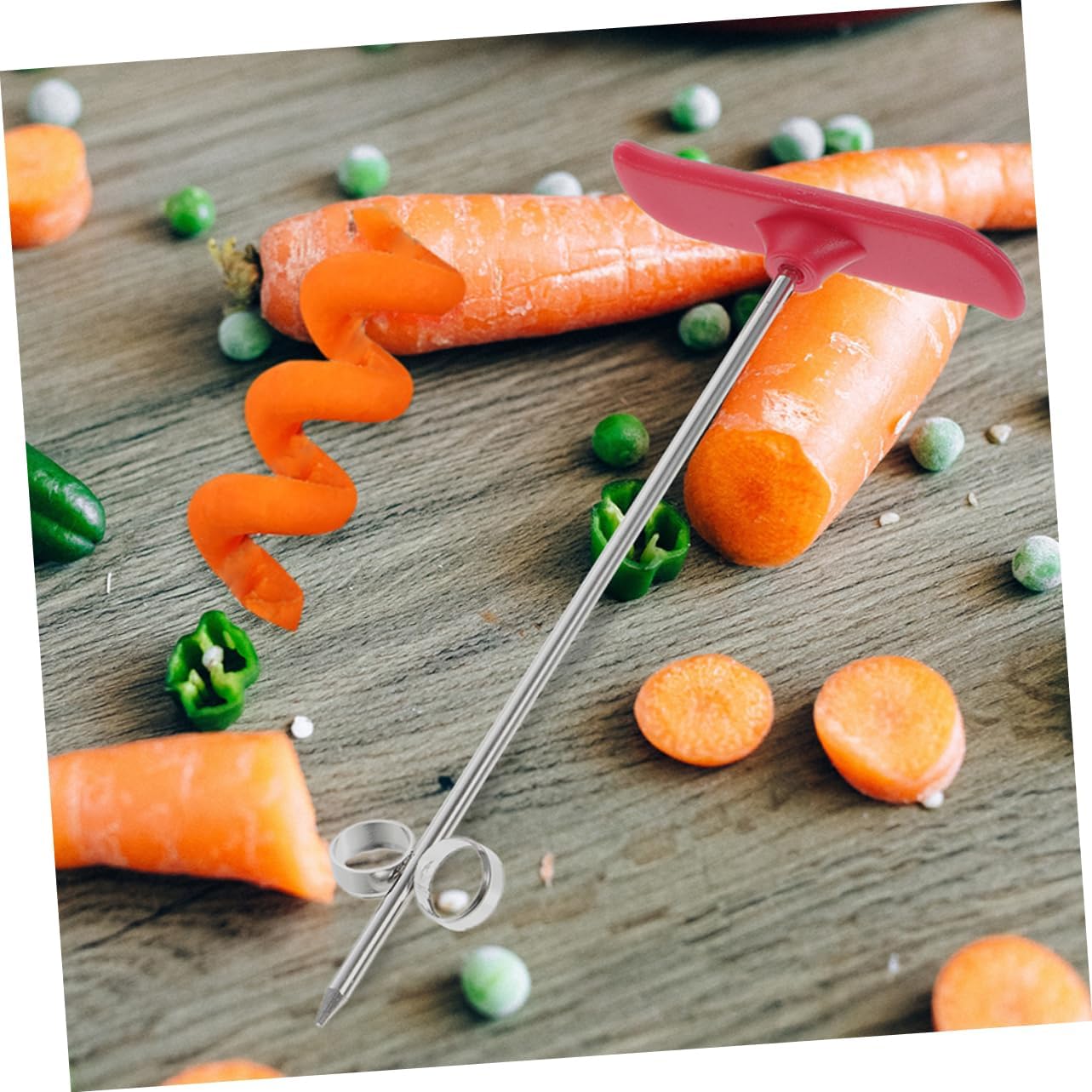 Spiral Slicer 4pcs Stainless Steel for Cucumber and Vegetables