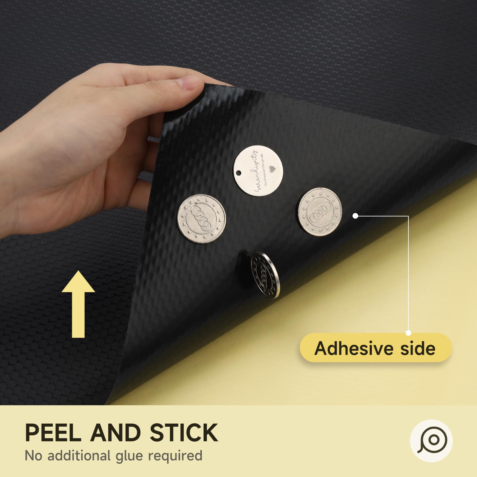 WochiTV Forro adhesivo para estantes, 23.6 x 240 pulgadas, forro de cocina para armarios, cajones, protector extraíble, impermeable, cubierta de contacto para tocador, despensa, encimeras, estantes,