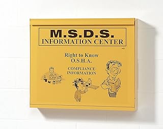 Brady RK622E Prinzing MSDS metal caBinet Yellow (1 Each)