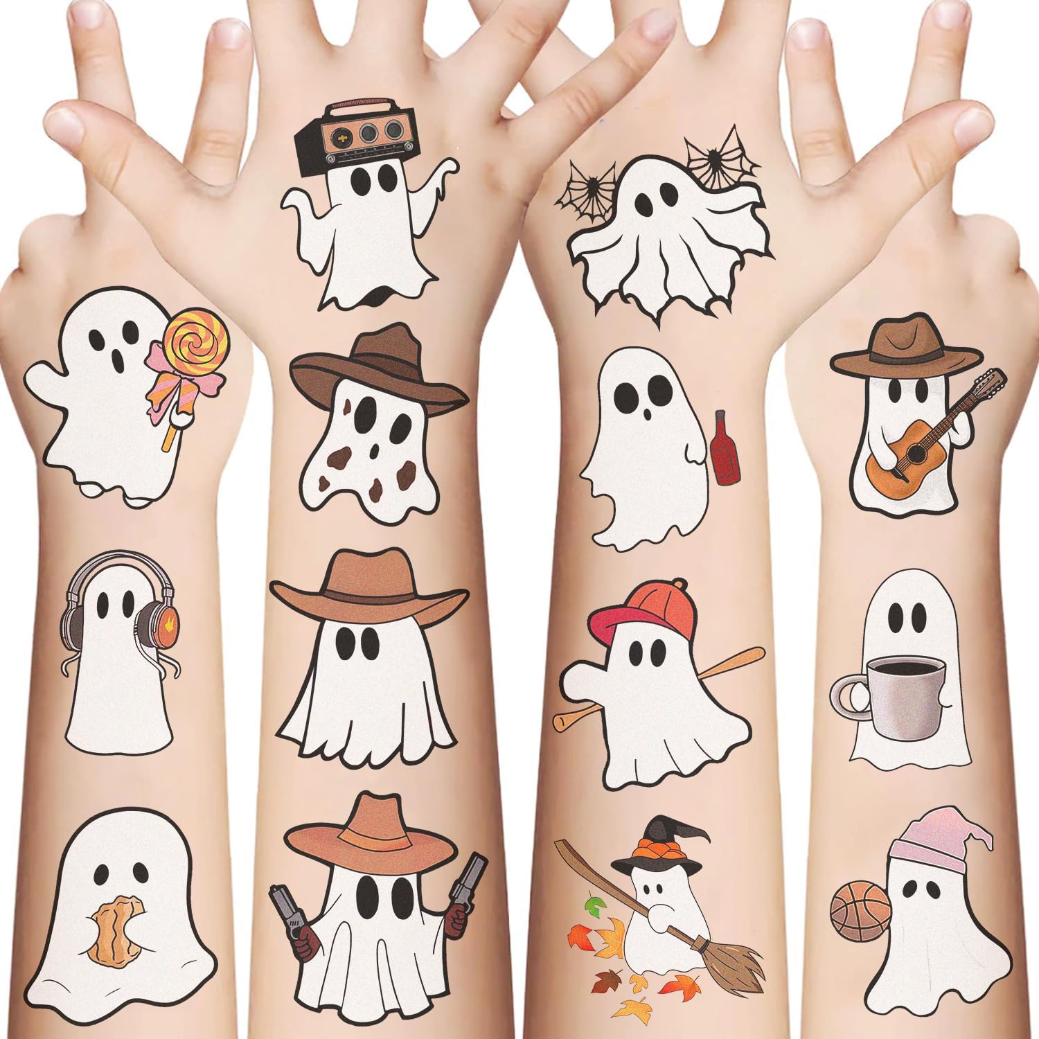 96PCS Pirate tattoo stickers Ship Nautical Pre-Cut Temporary Tattoos Super Cute Theme Birthday Party Favors, Supplies, Decorations, Treasure Tattoo Stickers(Pirate tattoo)