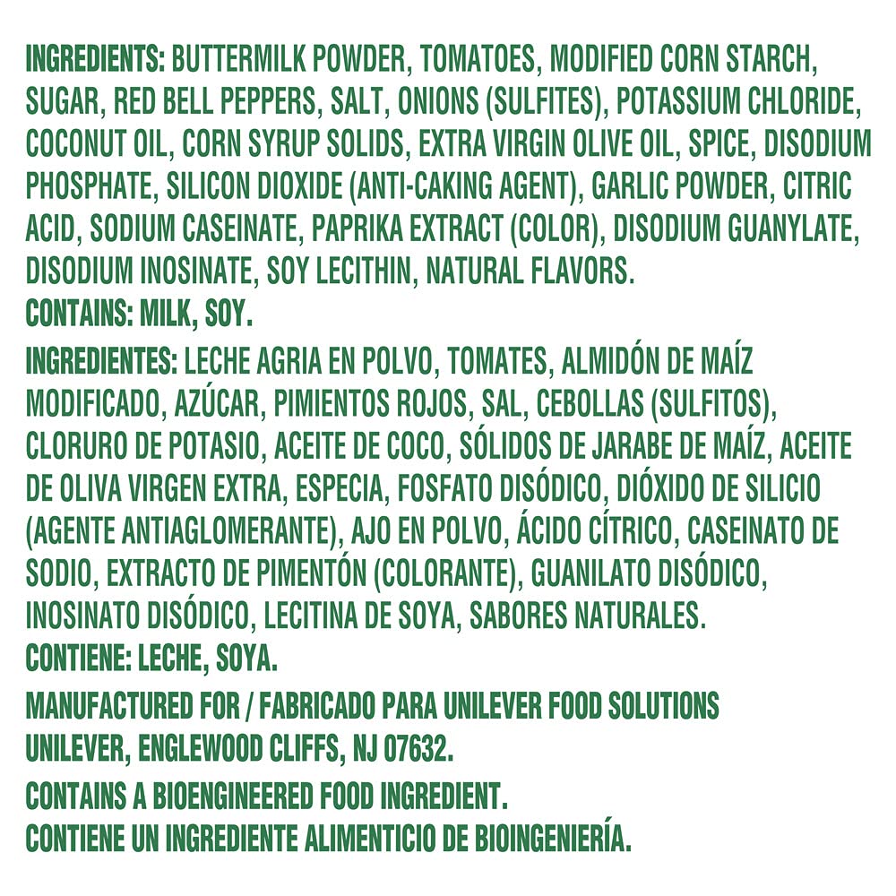 Knorr Professional Soup du Jour Creamy Tomato and Roasted Red Pepper Soup Mix No added MSG, 0g Trans Fat per Serving, Just Add Water (Pack of 4)