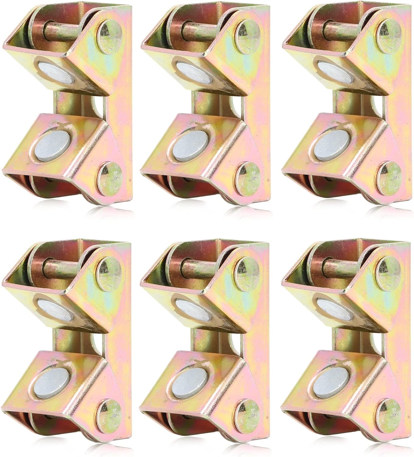 Clamps 6Pcs Welding Clamp Magnetic V Type Fixture, Stainless Steel Strong Hand Tools Adjustable Fixing Tool Set