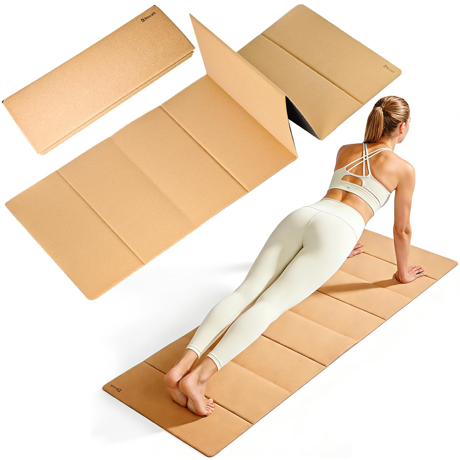 Photo 1 of Rocalt Foldable Cork Yoga Mat