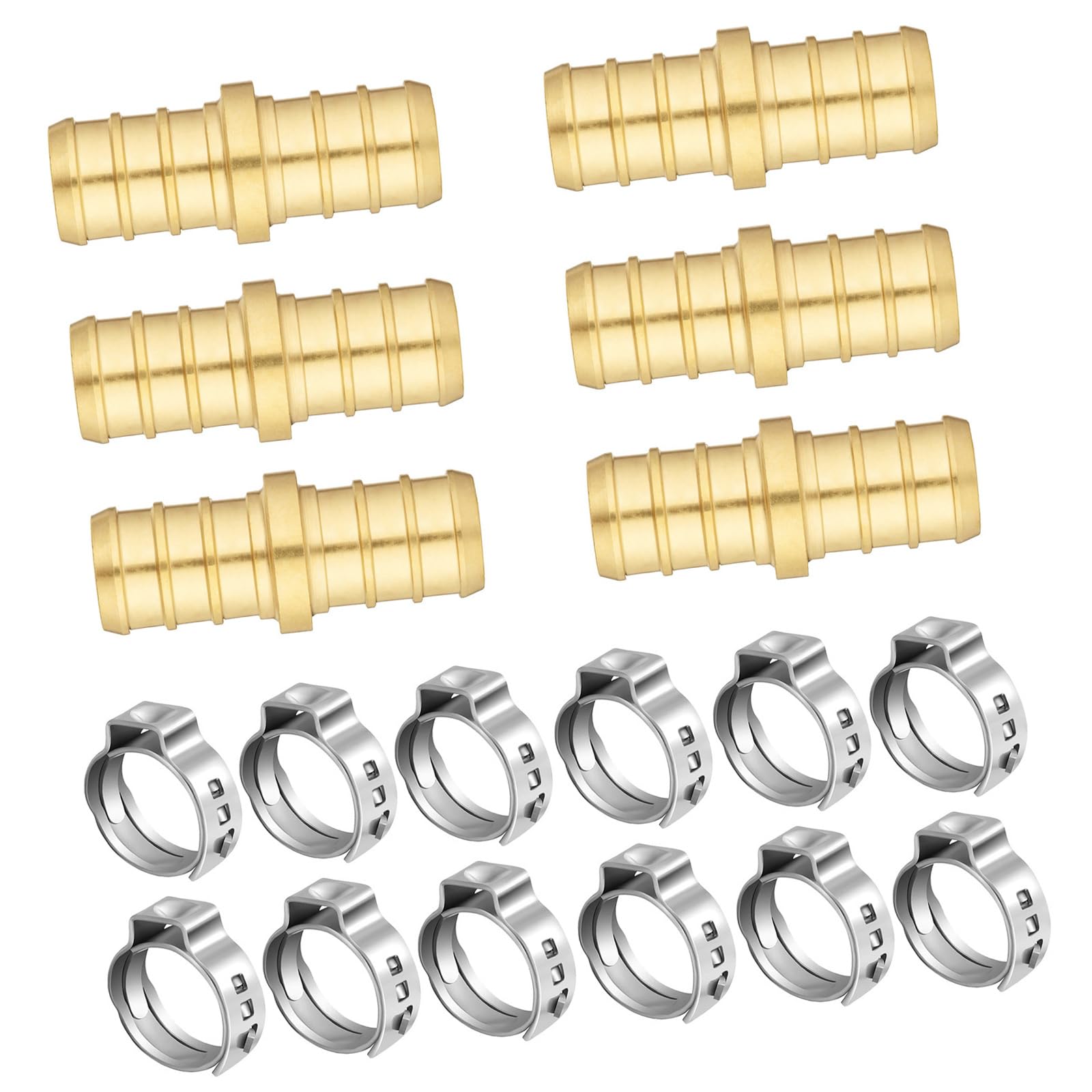 Tfaoys 6 Direct 12 Clamps Strong Bronze Rustless Clamps For Secure Impermeable Water Pipe Installations Rustless Clamps For Piping