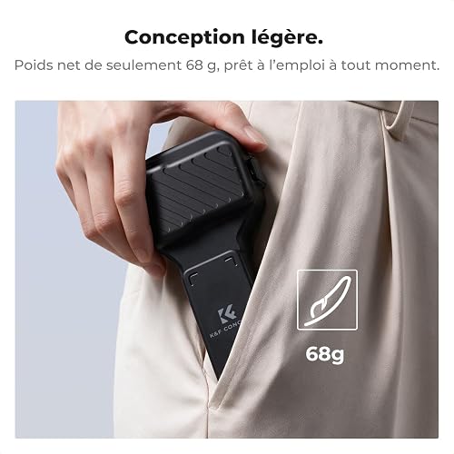 K&F CONCEPT Custodia Protettiva In PC Compatibile Con DJI Osmo Pocket 4P | Leggera Realizzata In PC Di Alta Qualità, Protegge Obiettivo, Gimbal E Schermo - 3
