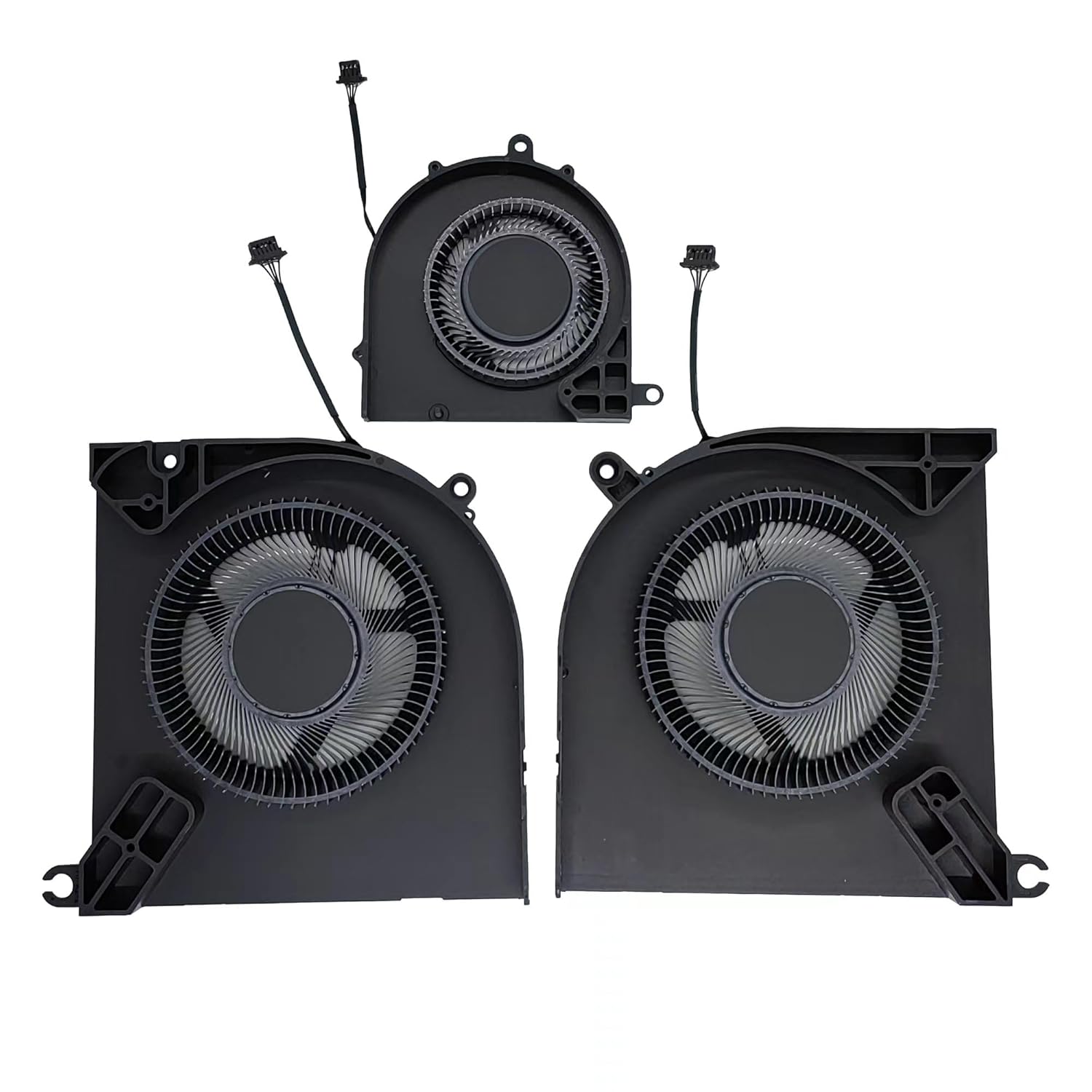 Replacement CPU+GPU+GUP Secondary Cooling Fan for Dell Alienware M18 M18X R1 Laptop MG75091V1-C110-S9A MG75091V1-C140-S9A EG50060S1-C690-S9A NS8CC26 NS8CC25 DC12V 0.41A NS55C15 DC5V 0.34A