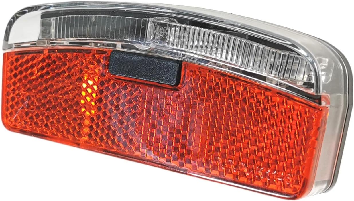 Red Loon Fahrrad Dynamo LED Rückleuchte - Montage am Gepäckträger mit ...