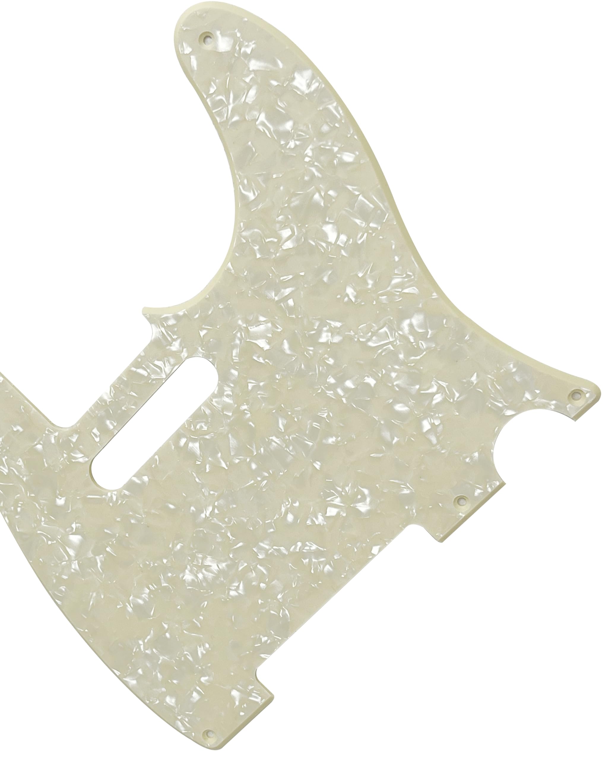 Guitar Parts For Fender Esquire Telecaster 5-Hole Guitar Pickguard (1 Ply Cream Pearl)