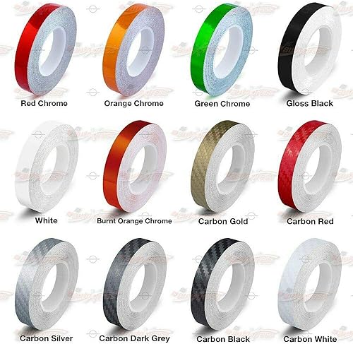 Miniatura 4 de A&Z Rollo de vinilo a rayas de vinilo para bricolaje, cinta autoadhesiva para coche, color azul océano, 2 pulgadas