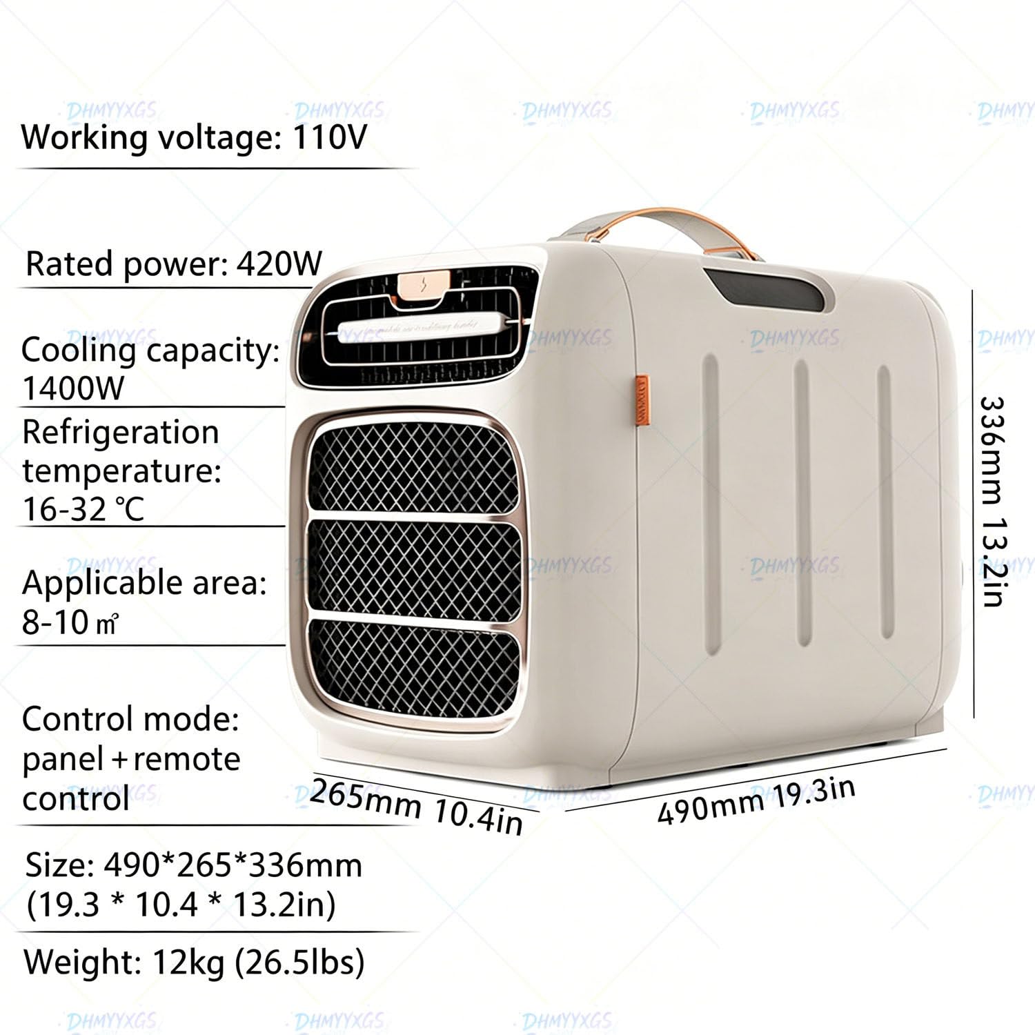 Climatiseur Camping Car,Clim Caravane Inverter Ultra-Fin,Ultra-Silencieux,Refroidissement Chauffage Déshumidification,Pour Suv Bus Camion Véhicule Tout-Terrain Refrigeration&Heating