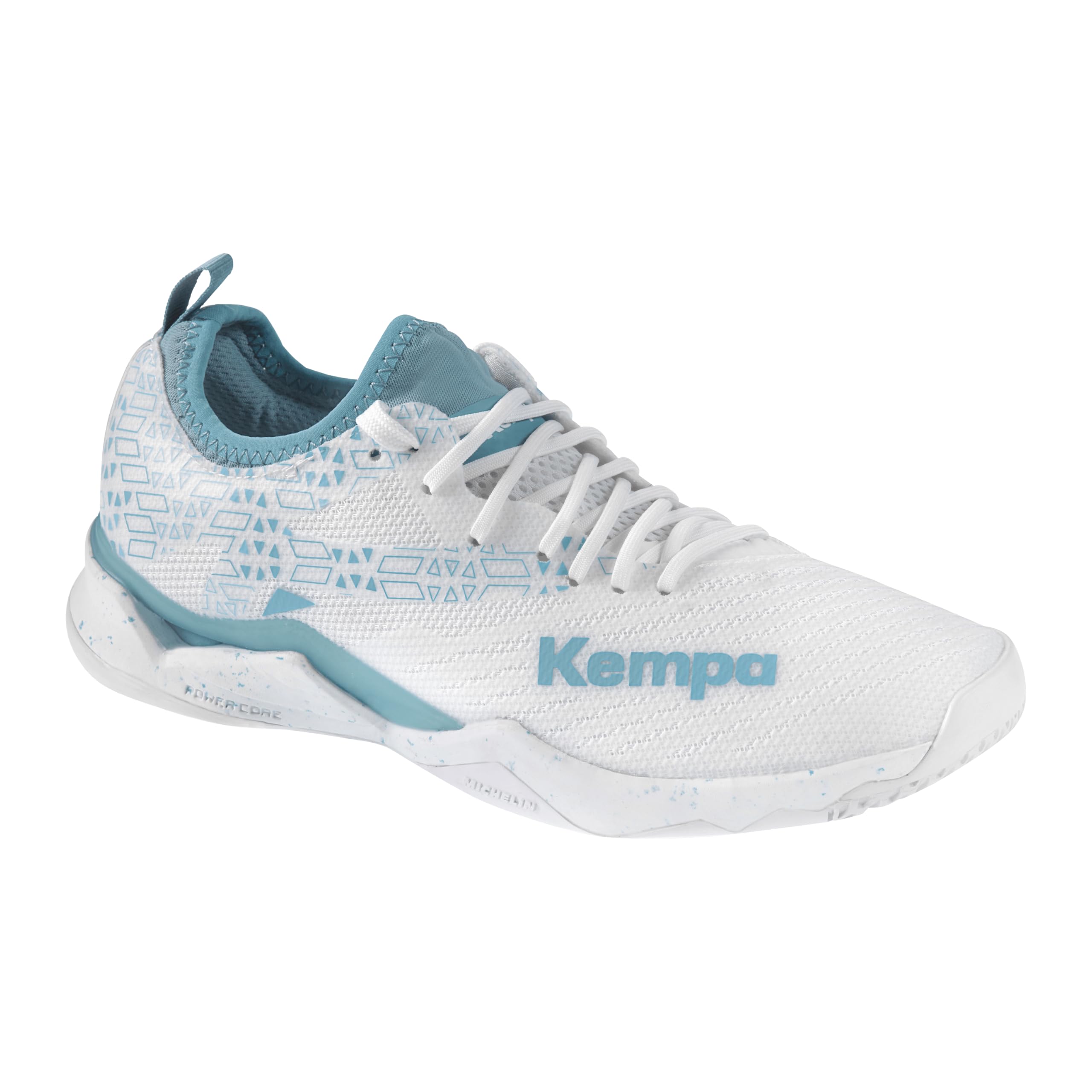 Kempa Unisex Wing Lite 2.0 W Game Changer Handball Shoes Trainers, White Aqua, 5 UK