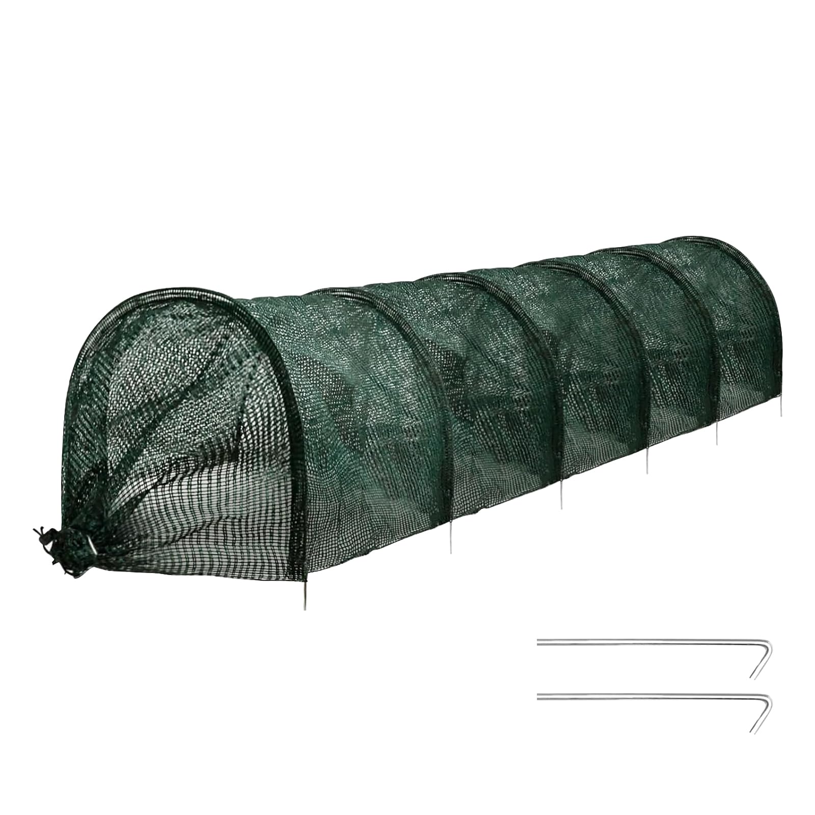 Tunnel de plantation, tunnel de jardin, pliable, 300 x 30 x 45 cm, tunnel de protection pour semis, serre avec système d'emboîtement, 6 arcs de tunnels, pour l'élevage, parterre surélevé, potager