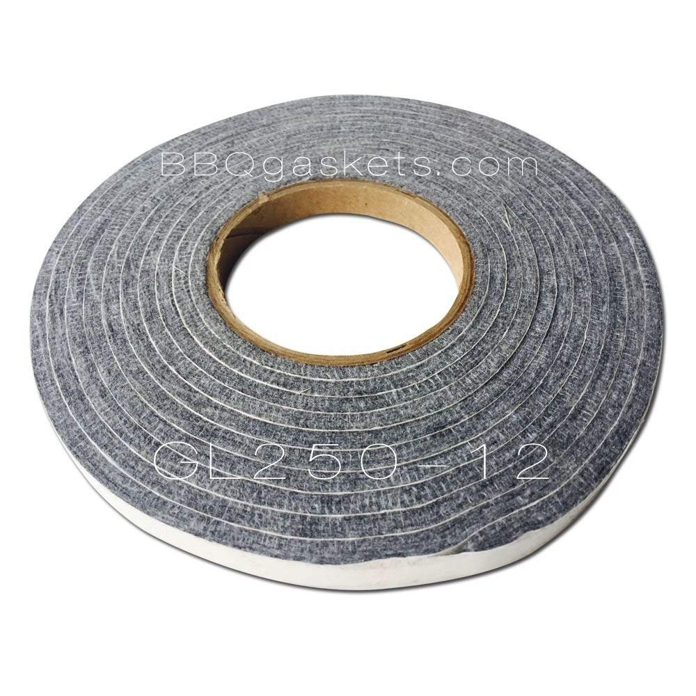 Grey Lavalock Gasket High Temp BBQ Smoker Grill Self Stick 1/2