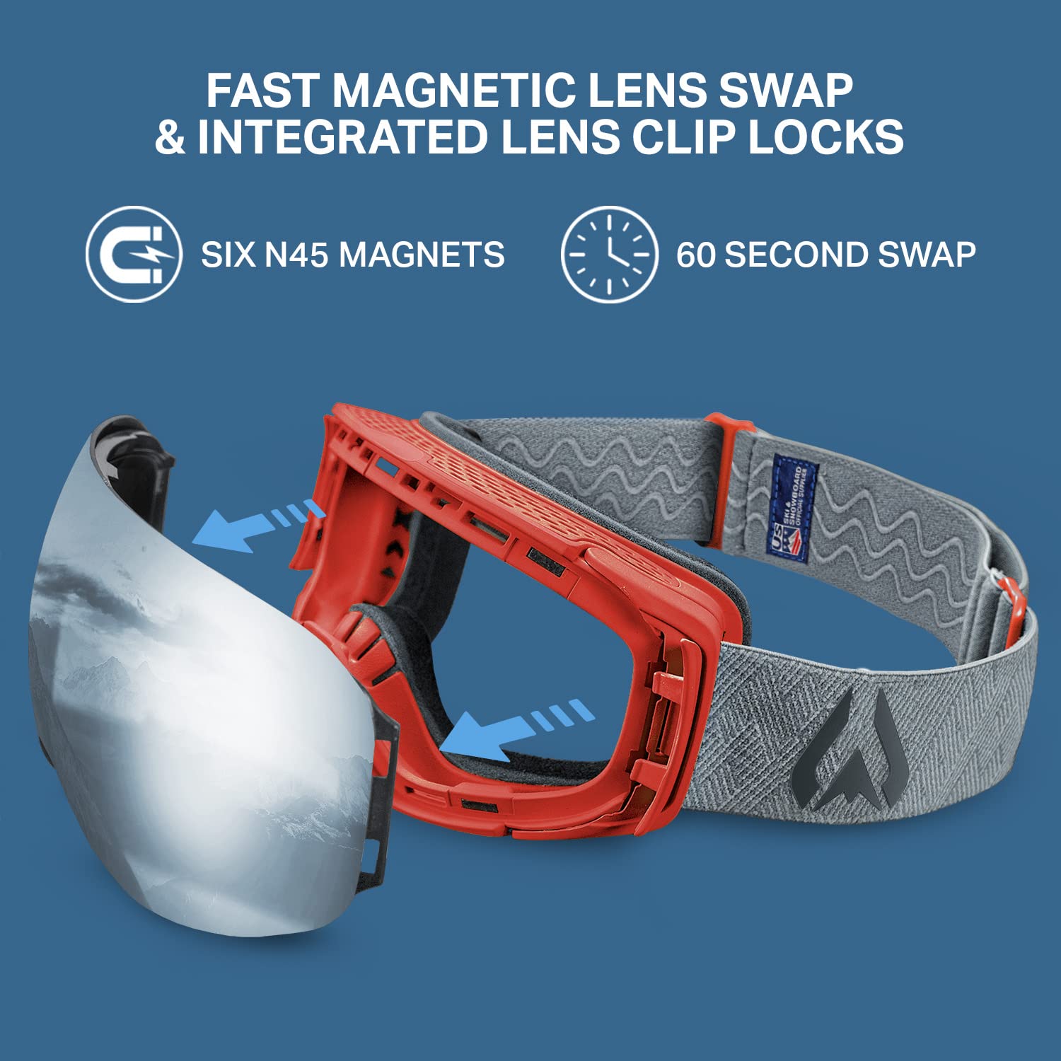 Wildhorn Outfitters Roca Lunettes de Ski et Lunettes de Snowboard