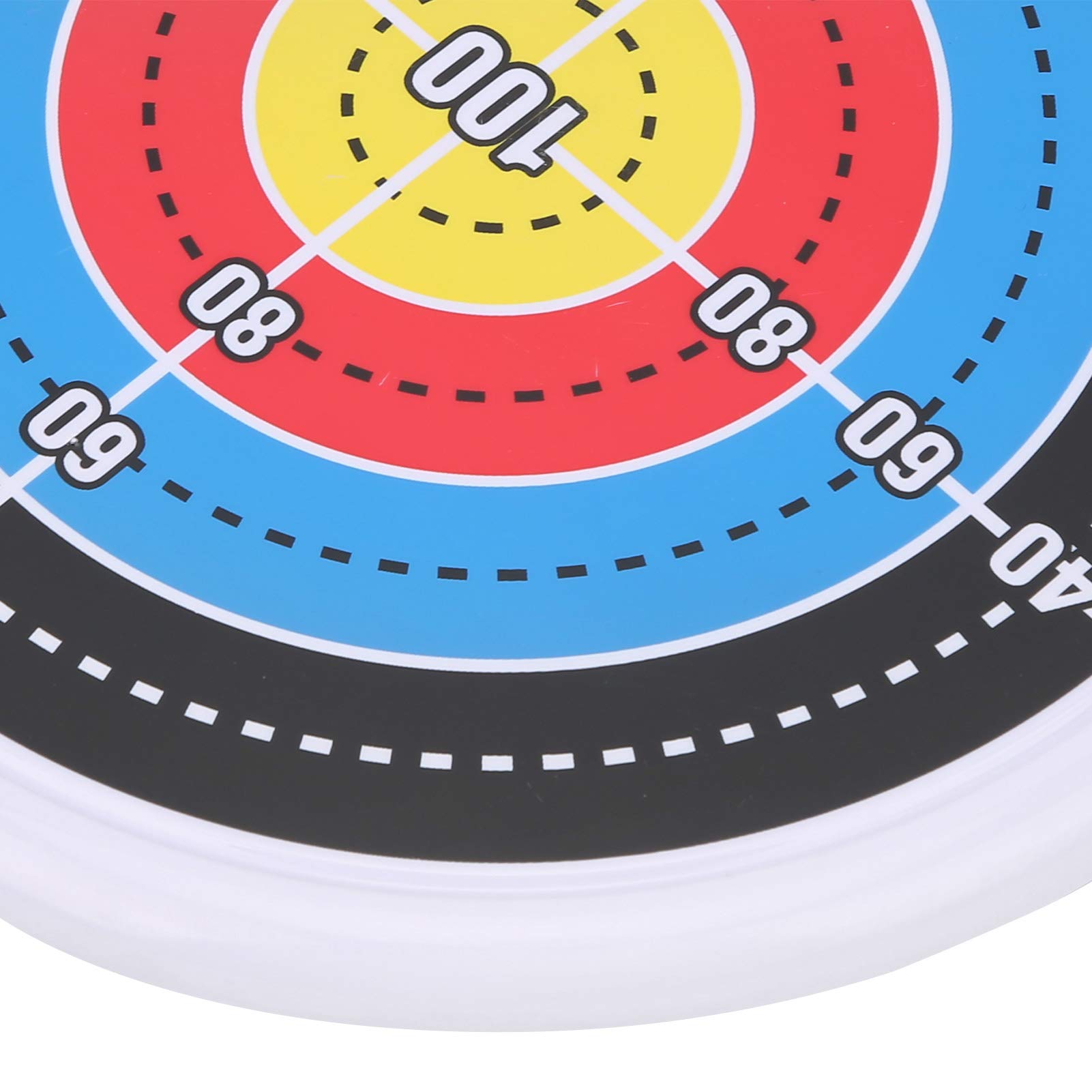 Pomya Child Archery Target Kids Game Indoor Suction Cup Target Bow Archery Hanging Target Indoor Plastic Red 24cm/9.4in