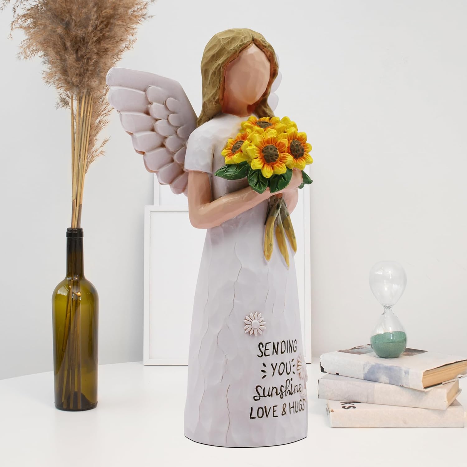 Sunflower Gifts for Women, Get Well Gifts for Women, Thinking of You Gift for Womens, Self Care Gift for Womens, Sculpted Hand-Painted Figure - Image 4