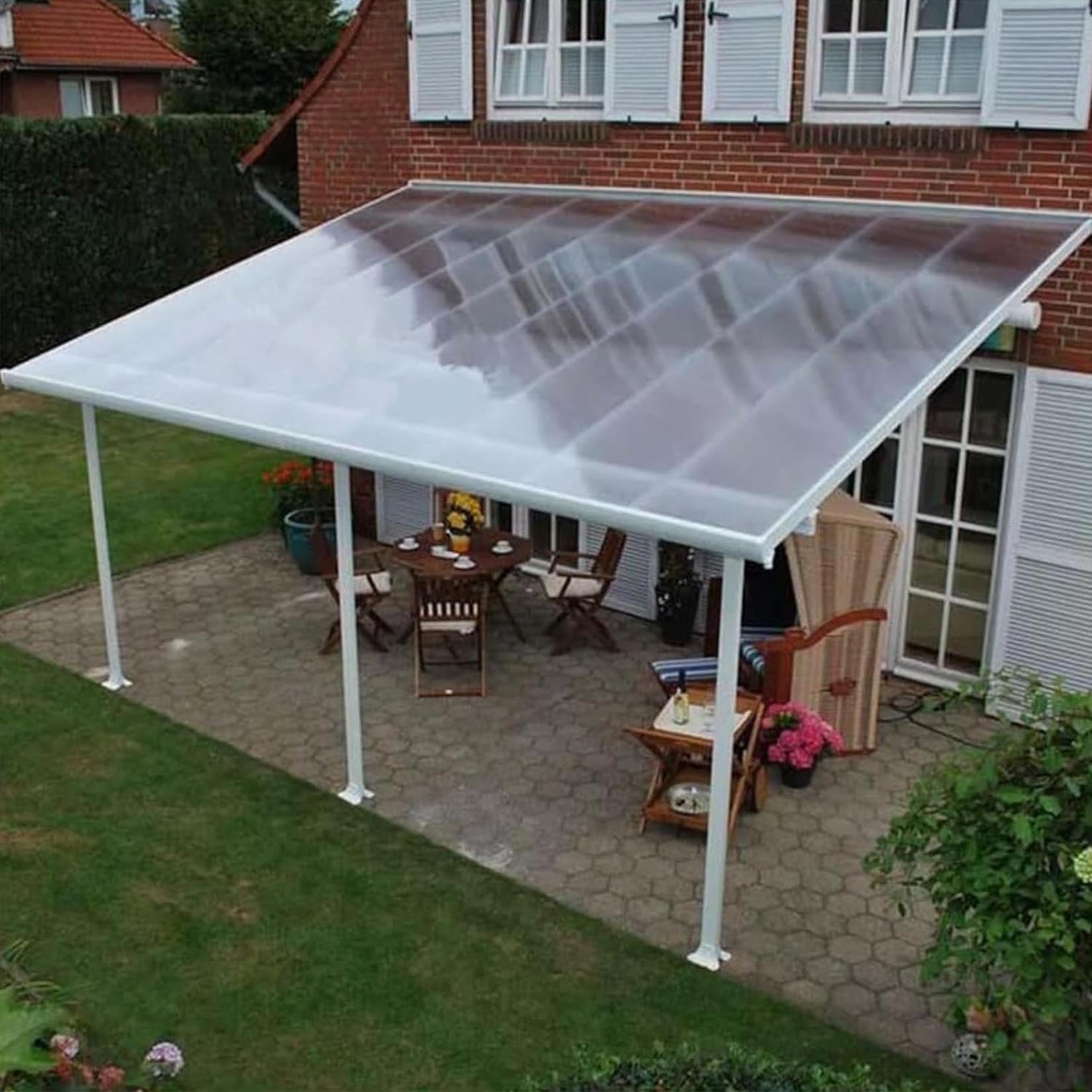 Ochrona przed promieniowaniem UV, przezroczyste arkusze plastikowe, wymienne panele dachowe do użytku na zewnątrz, 0,5 x 22 m