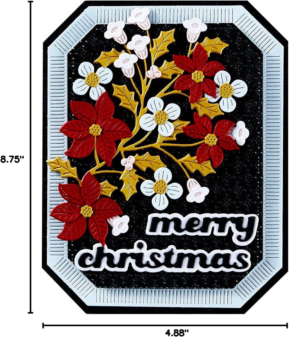Spellbinders S5-641 Emerald Cut Labels and Tag Etched Dies from The Home for The Holidays Collection