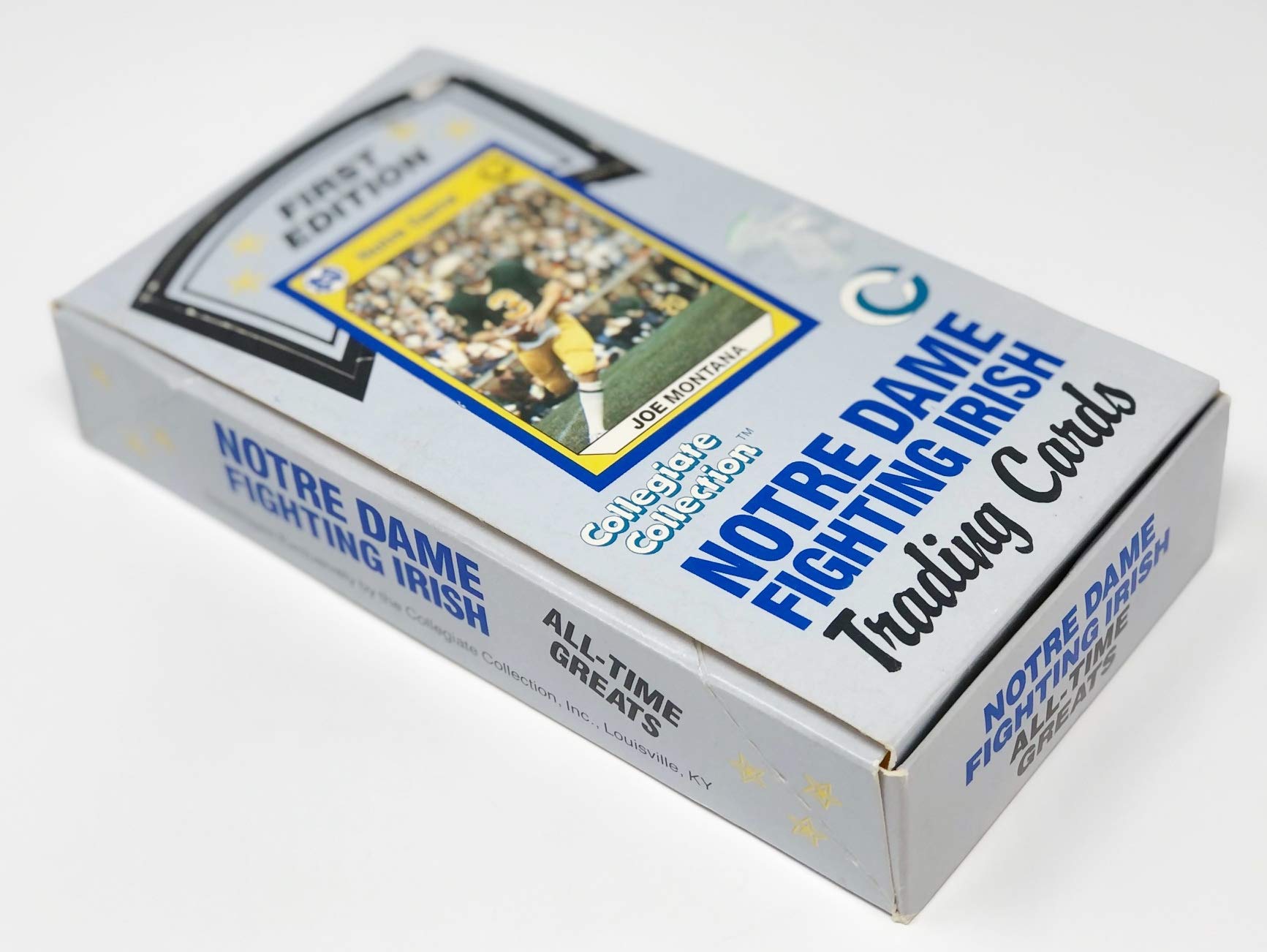 first edition notre dame trading cards Amazon.com: 1990 Notre Dame Fighting Irish 1st Edition Trading Cards in  Store Display Box
