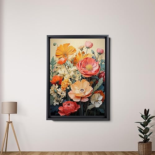 Miniatura 6 de Mid,Century Modern Tropical Banana Leaf, Botanical Flower, Nature and Wilderness Artwork, Mountain Landscape, Retro Art, Wall Decor, Canvas, Art