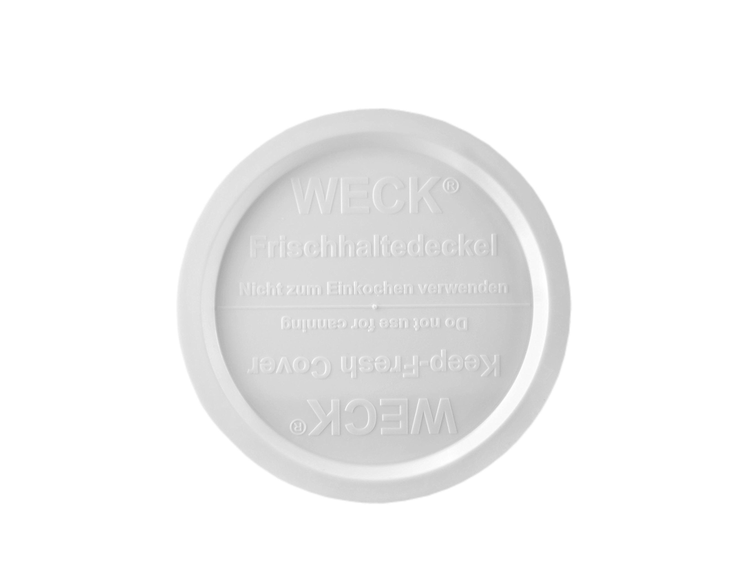 Weck Lot De 5 Couvercles Fraîcheur - Diamètre 100mm (Pour Bocaux, Congélation)