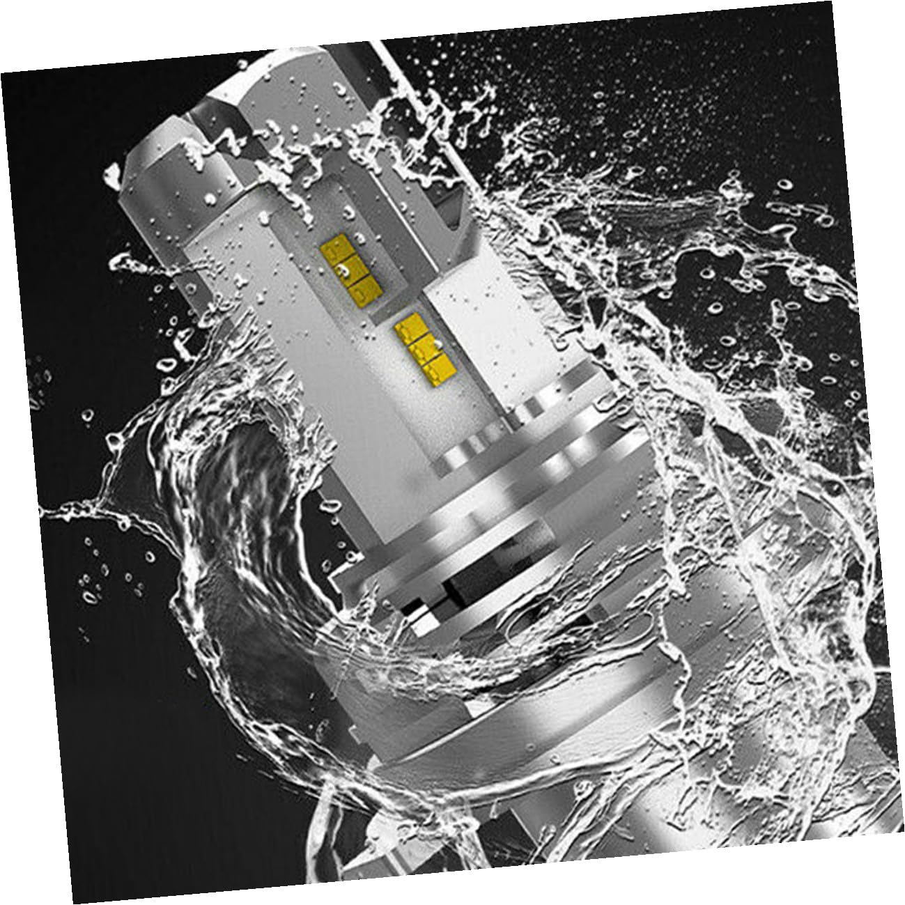 2 Lampadine LED per Fari Auto H4 9003 55W 5000Lm Lampadine di Ricambio per Fari e Fendinebbia Auto Basso Consumo Energetico e Alta Permeabilità Adatte per Veicoli Luci