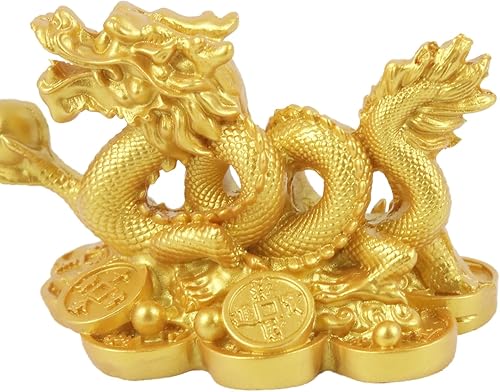 Miniatura 4 de Bwinka Estatua y figuras del dragón del Feng Shui y esculturas y coleccionables para la suerte y el éxito