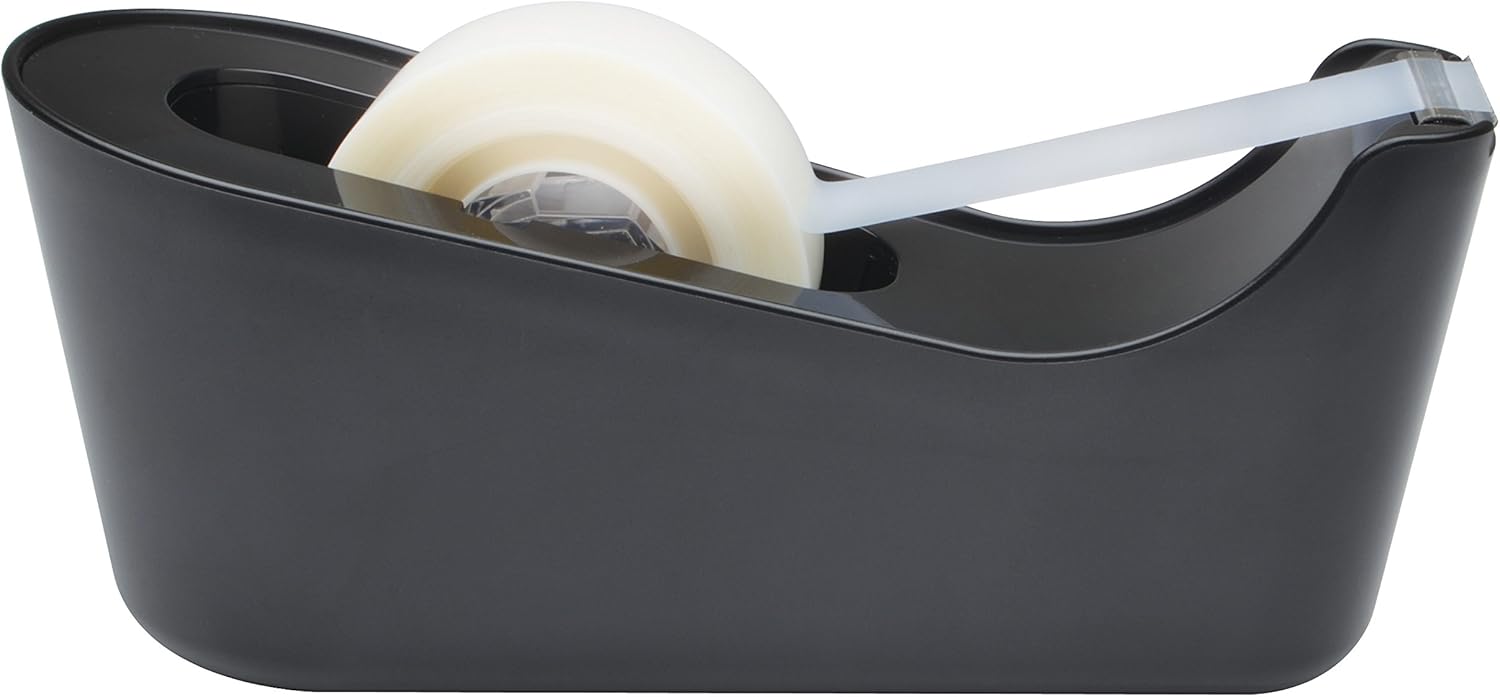 Scotch Desktop Dispenser, Black, No Tape Included, 1 Dispenser/Pack (C18-B-0) : Office Products