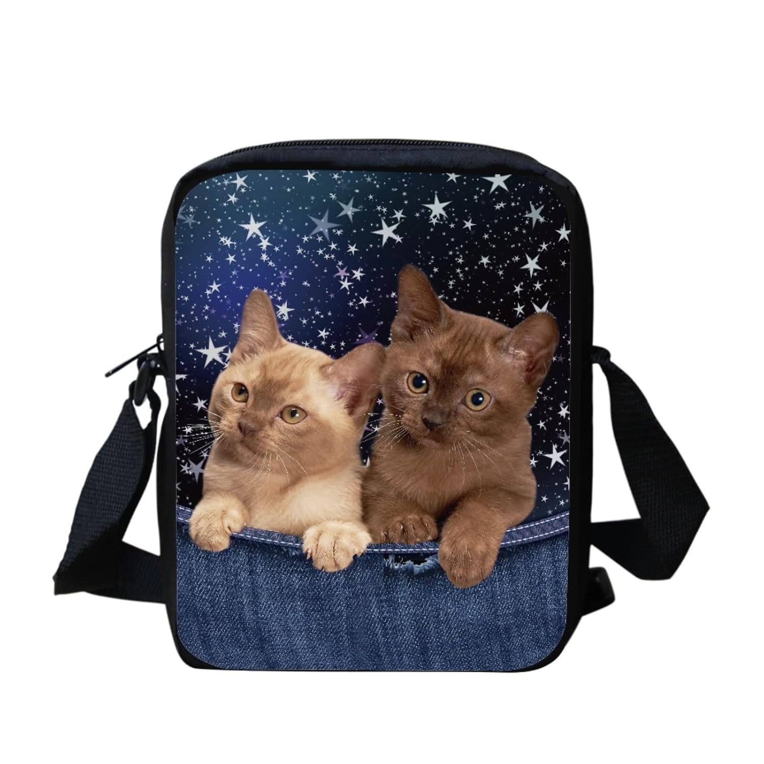 HUGS IDEA Animals Face Small Crossbody Bags Shoulder Handbag
