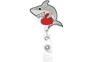 Valentine Shark Badge Reel: Celebrate Valentine's Day in the Ocean